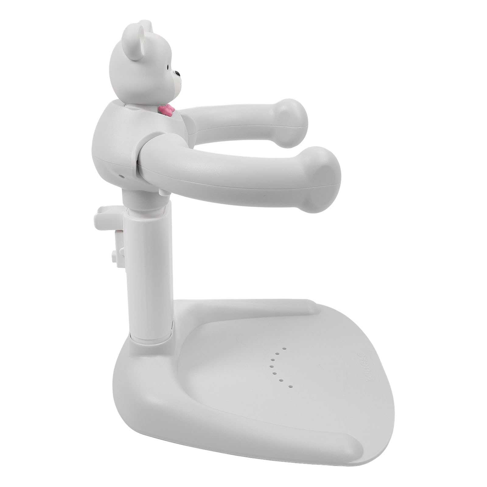 Baby Hug Bath Baby Hug Wieża do Kąpieli Regulowany Stojak Pod Prysznic dla Niemowląt, Antypoślizgowy Wspornik łazienkowy, Odpowiedni do Kąpieli Dziecka i Zmiany Pieluchy, wysokość 48-64,5 Cm