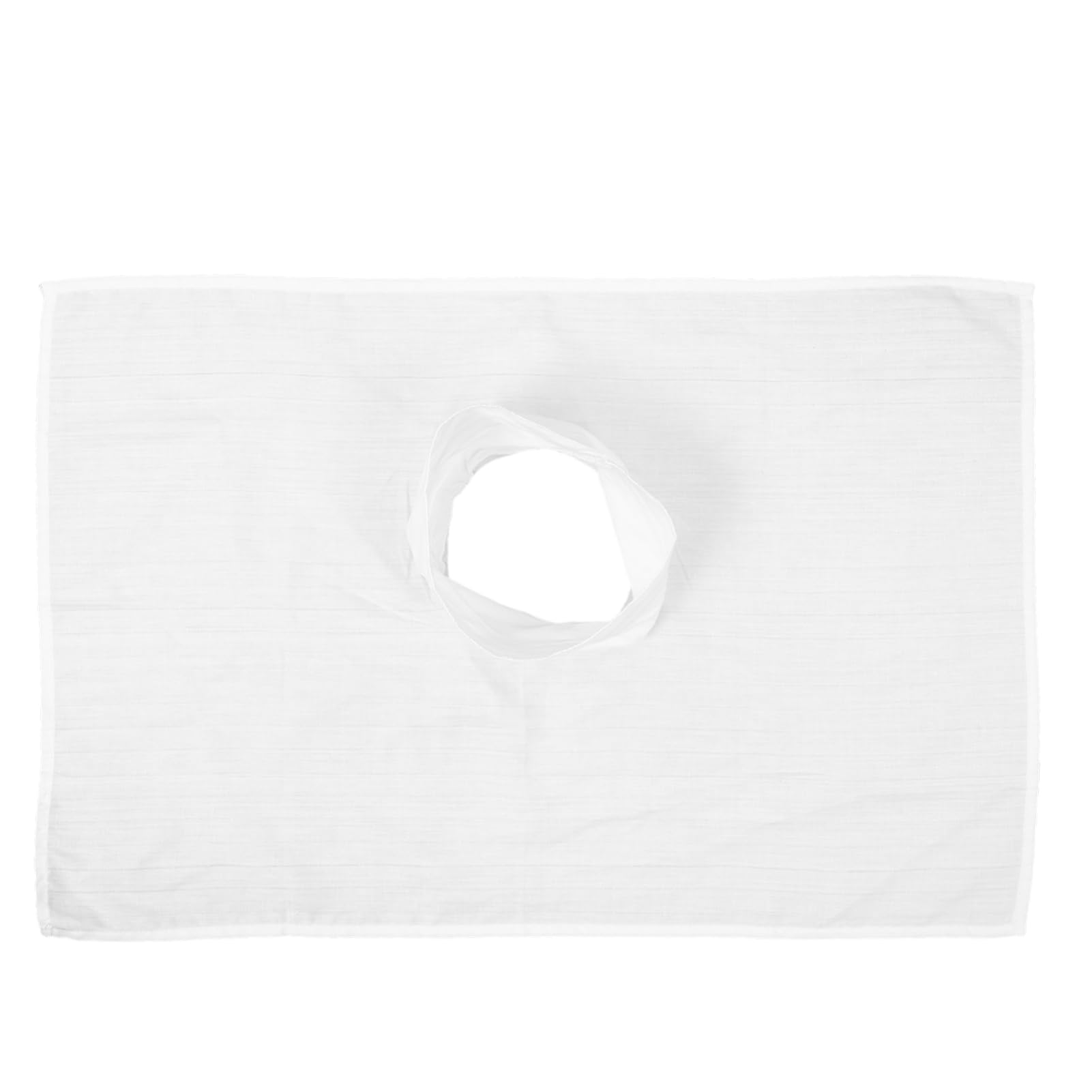 Healifty Massage Bed Sheets Spa Face Pad Beauty Salon Towel Soft Satin White Bedding