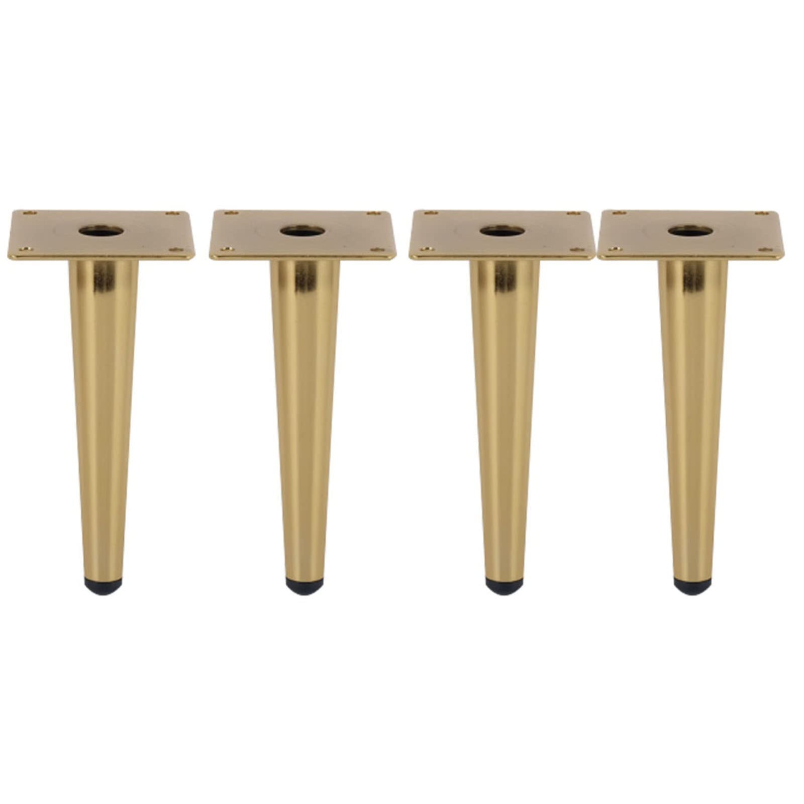 4 pz Conico Piedini per Mobili Metallo, Gamba per Divano Gambe per Mobili con Viti Leg Armadietto Piedi Guardaroba (Color:A,Size:17cm/6.69in)