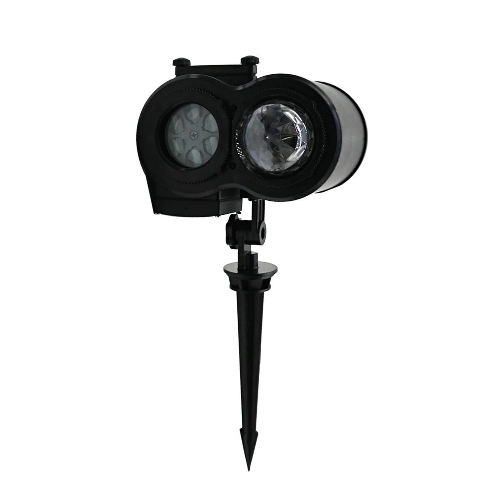 Projecteur Noel Exterieur, Lampe projecteur LED à Double Cylindre avec Motif d'eau, 16 Motifs, décoration de Nouvel an et de noël, lumières de Cartes Lumineuses, Halloween et noël