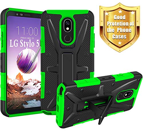 HNHYGETE Designed for LG STYLO 5 Plus(2019) Case,LG Stylo 5 Cell Phone Case,Dual