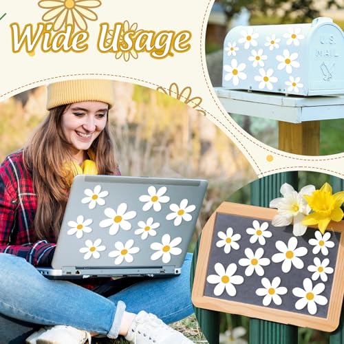 AnyDesign Imanes Decorativos de Flores Daisy 16 Pzs Blanco miniatura 6
