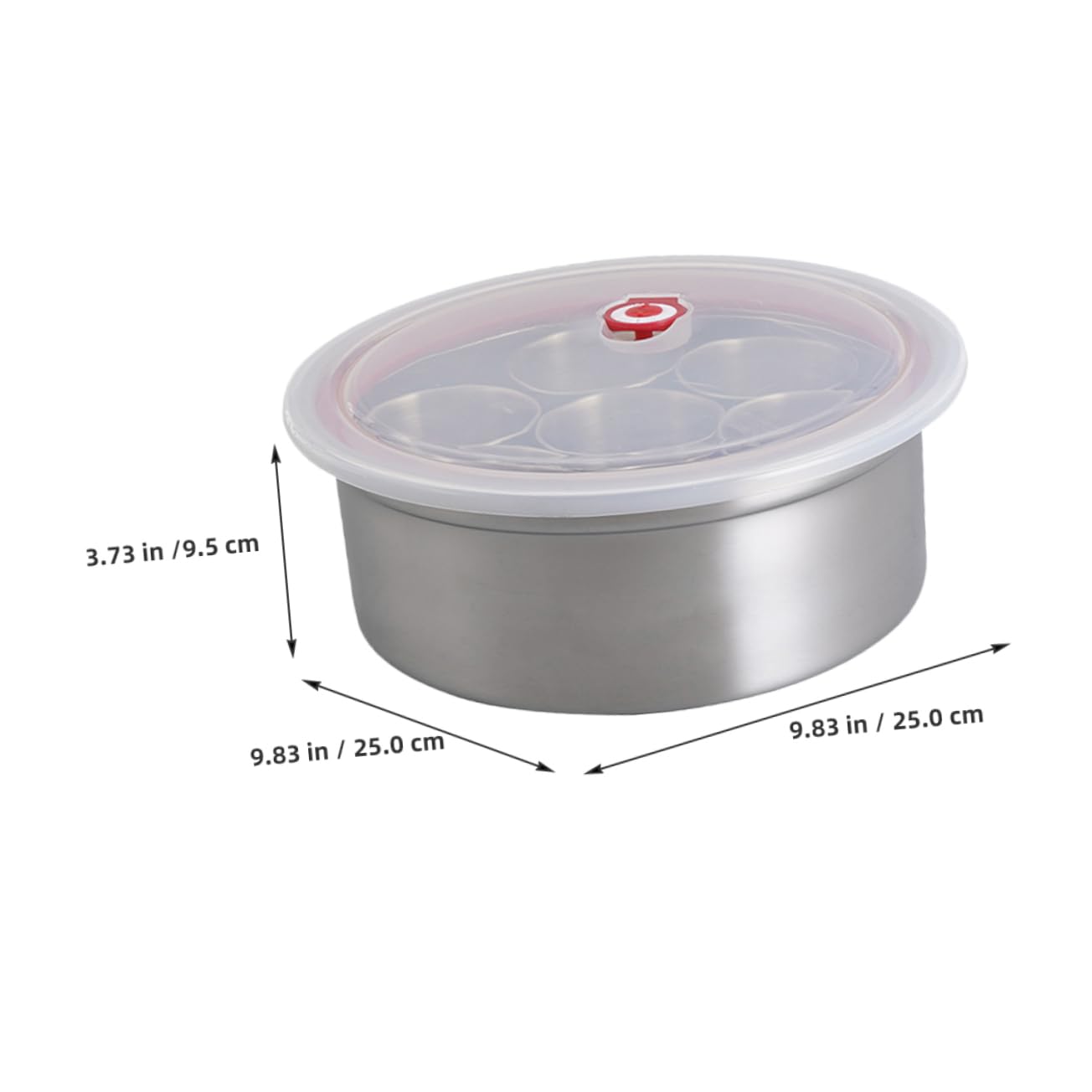 SECFOU Récipient À Épices En Acier Inoxydable Boîte À Assaisonnement Pot À Épices Rangement Contenant À Condiments Organisateur De Condiments