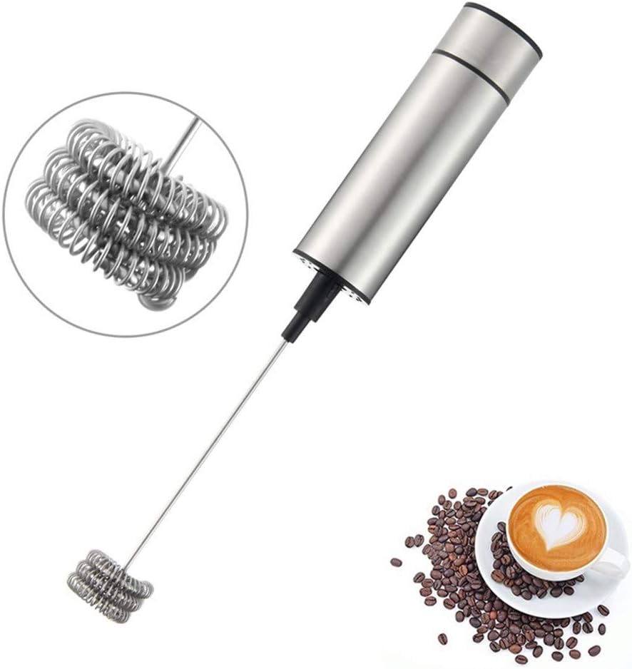 Coffee Milk Frother, Handheld Electric Portable Foamer and Drink Mixer