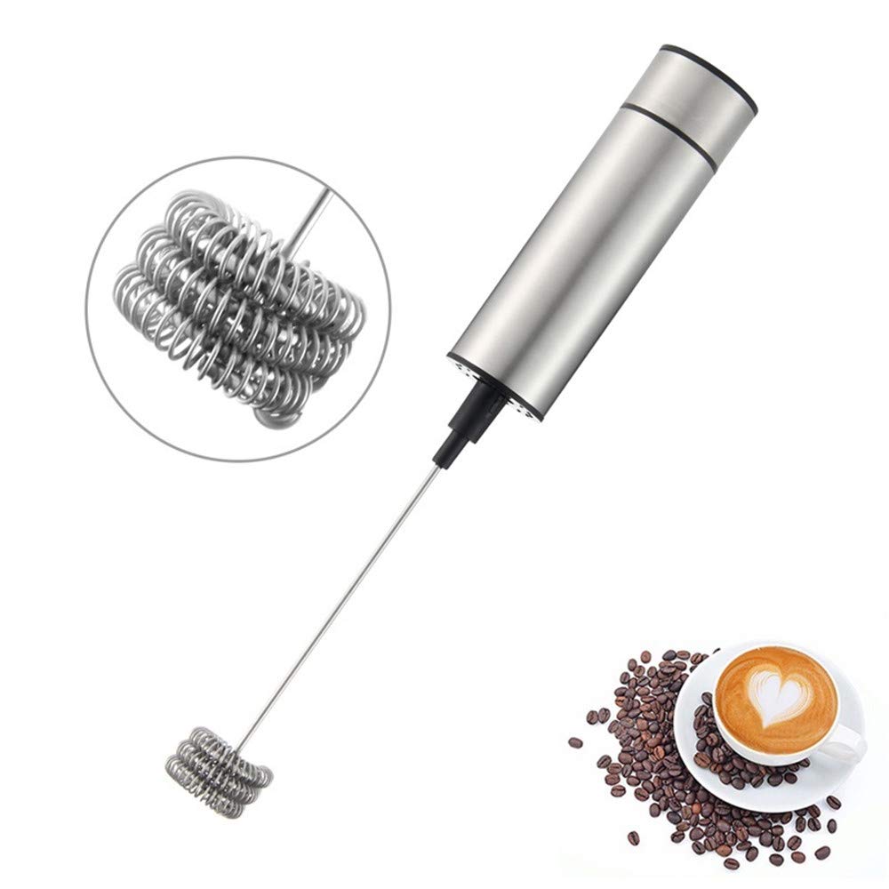 Coffee Milk Frother, Handheld Electric Portable Foamer and Drink Mixer