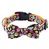 Pajarita para perro de Halloween Collar ajustable para mascotas