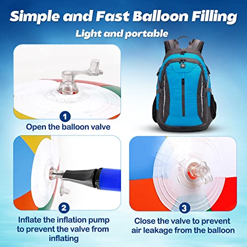Inflatable Beach Ball Kids Beach Balls Bulk Pool Party Favors Summer Water Toy Fun Outdoor Games Activities Classic Rainbow Color Birthday Party Decorations Gifts 12 Inches From Inflated(10 Pcs) #TOP6