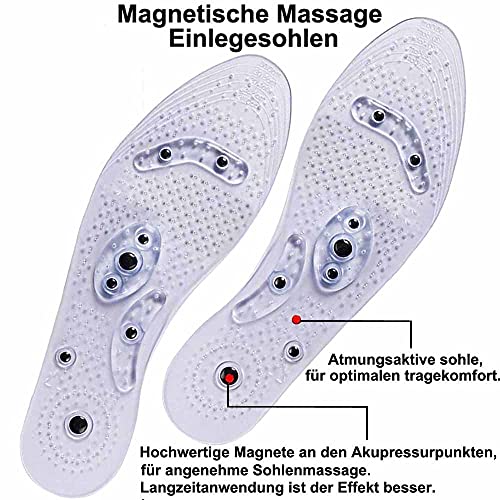 2 paia di Sottopiede Solette massaggianti