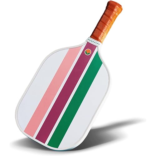 Tangerine Pickleball Paddle - Vibrant Colors, Fiberglass Surface and Lightweight Honeycomb Core for Elite Power and Accuracy, USAPA Approved, Ideal for Novice and Professional Players