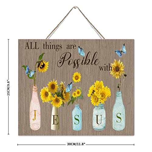 Plaque bois Jesus primitive de qualité artisanale pour mur d'enfant - 4