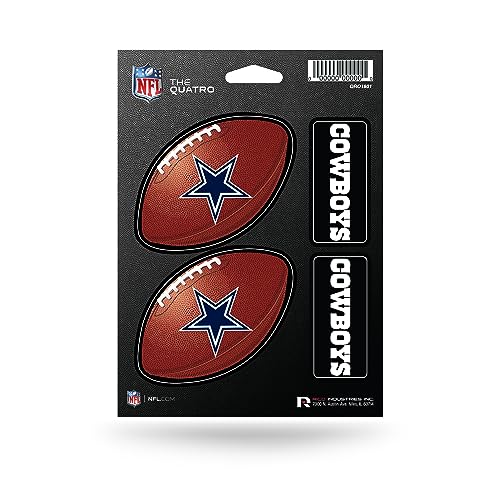 NFL Football Dallas Cowboys de décalcomanies Quatro lot idéal comme cadeau pour fan