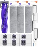 Flow Ricambi per Narwal Flow Robot Aspirapolvere,22 Pezzi Accessories 3 Panni per mop,1 Spazzola principale,4 Spazzole laterali,4 Filtri HEPA,6 Sacchetti per la polvere,1 Spazzola per la pulizia