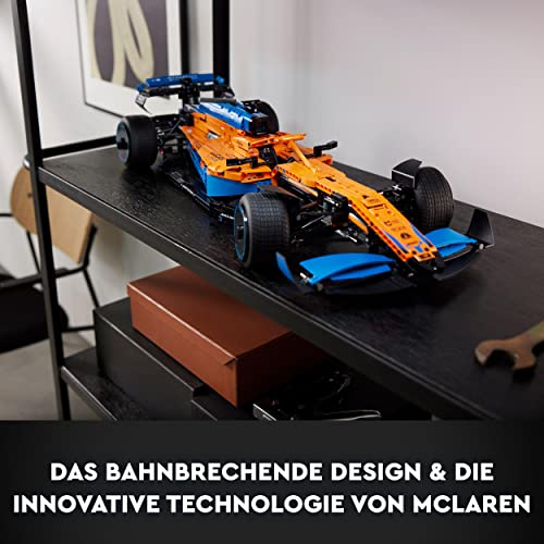 LEGO 42141 Technic McLaren Formel 1 Rennwagen, Rennauto Modellbausatz, 2022 Modellauto-Set für Erwachsene – Bild 7