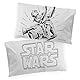 Jay Franco Star Wars Comic 100% Baumwolle Einzelbett-Bettbezug-Set – Enthält Kissenbezug 50 x 70 cm