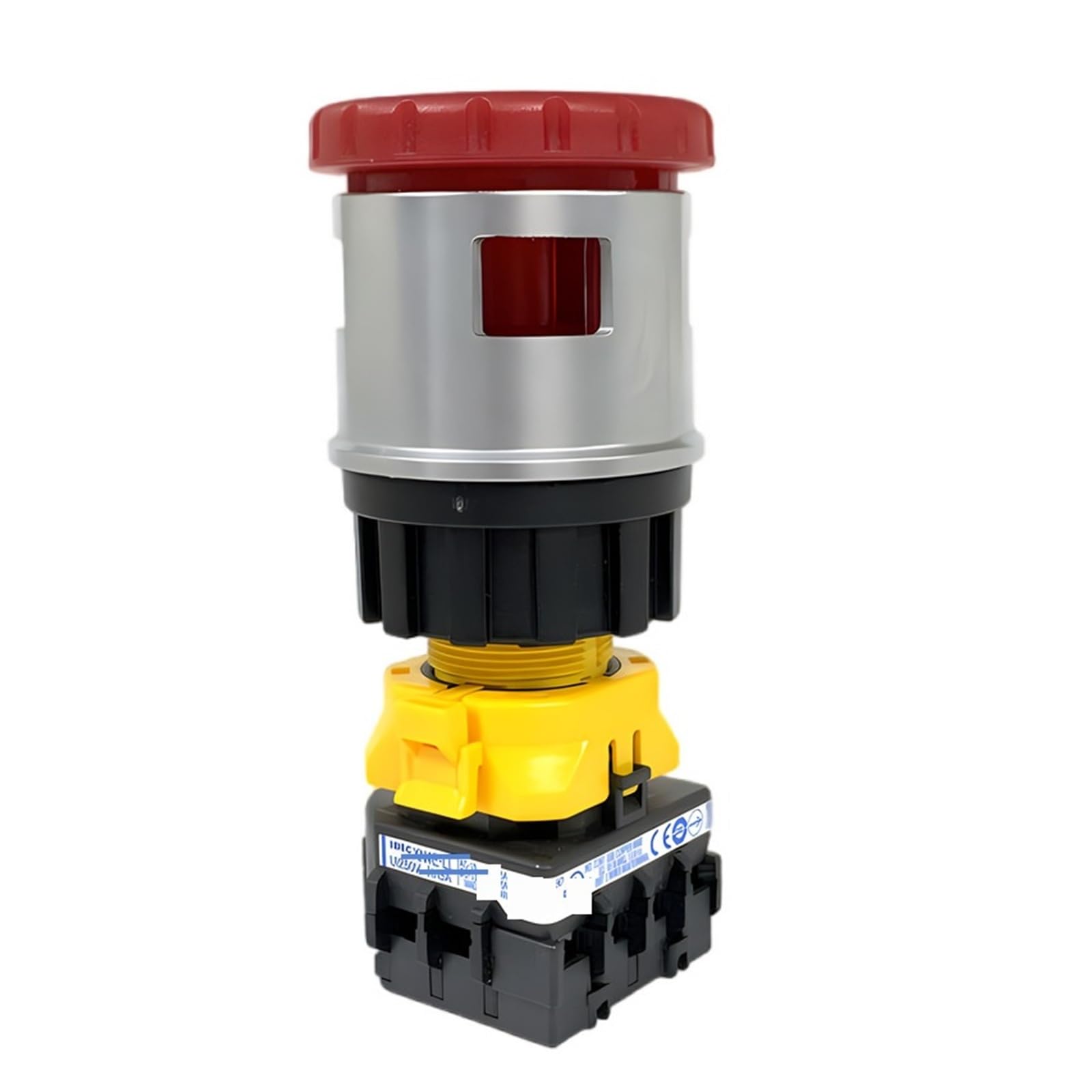 Pulsador de seta Interruptor de parada de emergencia serie XN4E for arranque y parada rápidos de maquinaria y equipos eléctricos Para uso industrial(XN4E-LL412Q4MR)