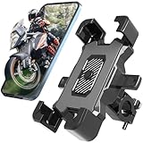 Handyhalterung Fahrrad, Handyhalterung Motorrad, Universal Motorrad Fahrrad Handyhalter Stoßfester Handyhalterung—Handyhalterung für Rennrad MTB Scooter Mit 360 Drehen, Kompatibel mit jedem Smartphone