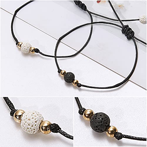 Desimtion Couples Bracelets I Love You Morse Code Matching Bracelets for Couples Gifts for Him and Her, Long Distance Relationship Gifts for Boyfriend and Girlfriend2