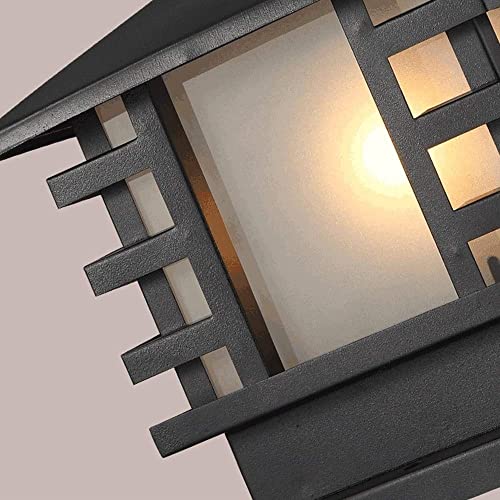Farol de paisaje antiguo E27 para iluminar y decorar jardines con encanto colonial 7