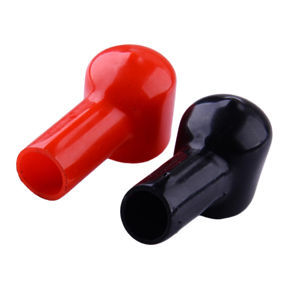 40 Stück 12x20mm Schwarz & Rot Batteriepolabdeckung Flexible Stiefel Isolierende Schutzöse Kappe