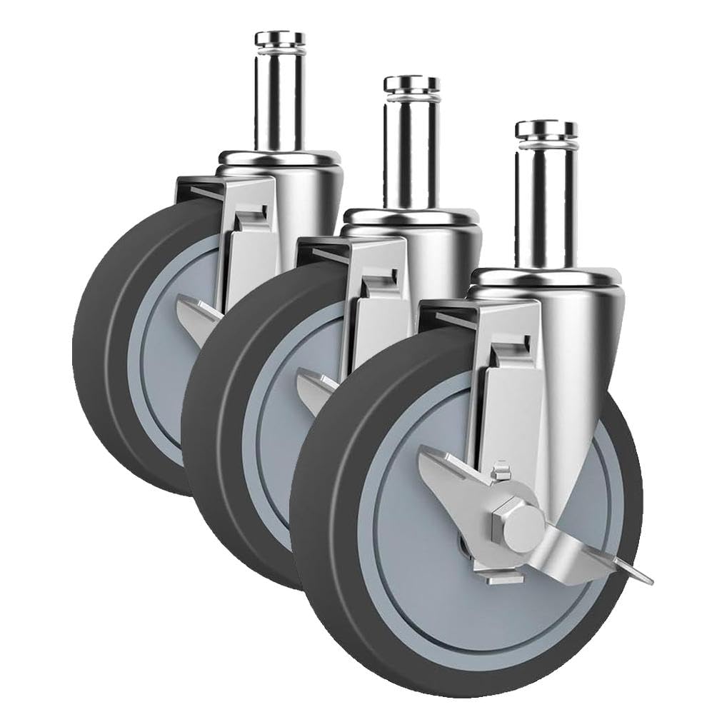RILIDRI Heavy Duty Casters - 4 Pack for Wire Shelving -11 RILIDRI Heavy Duty Casters - 4 Pack for Wire Shelving -11