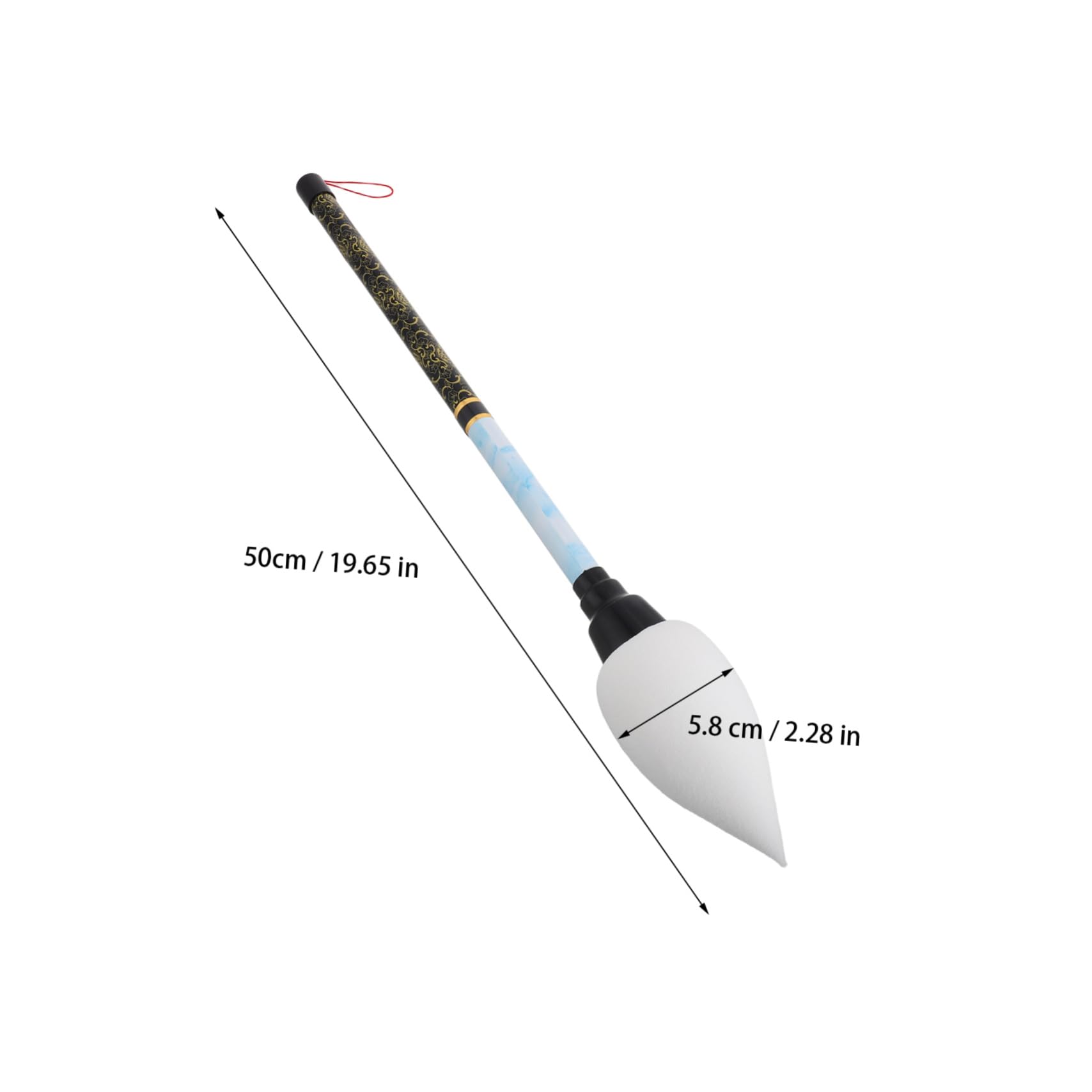 FELTECHELECTR Dance Performance Accessories Large Calligraphy Brush Pen Goat Hair Brush 50cm