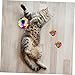 GANAZONO 3pcs Cat Teaser Balls Colorful Elastic Yarn Balls for Indoor Cat Toys for Exercise and Fun Pet Supplies for