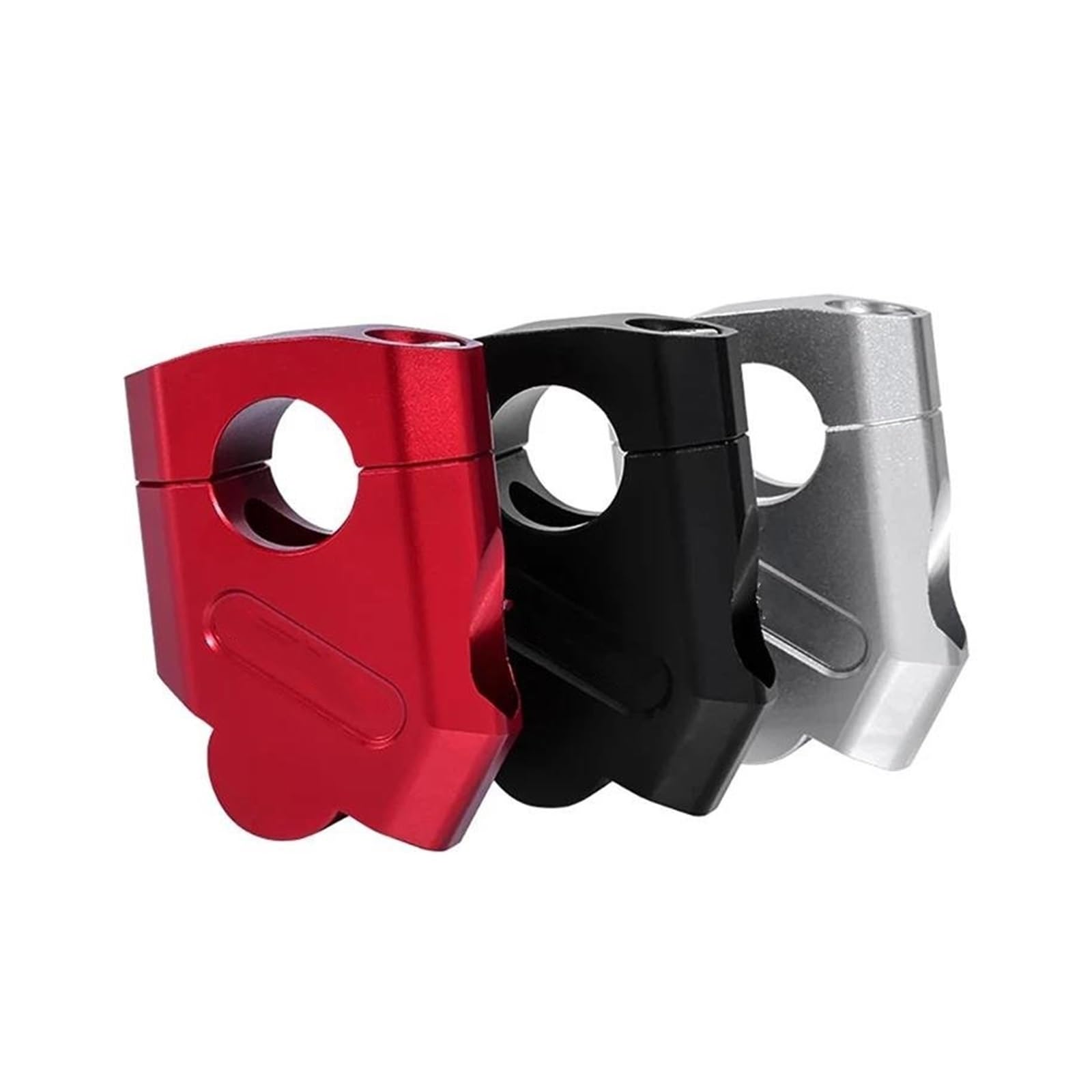 Elevadora Manillar Abrazadera Manillar Motocicleta Universal 28 Mm Y 22 Mm para Manillar Motocicleta para MT07 para MT09 Y R1200GS(28mm Black)
