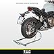 Craft Meyer Motorradheber, bis 300 kg, Motorrad Ständer für Parallele Zweiarm-Vierkantschwingen, Kleines Packmaß & Leicht Zerlegbar, Motorrad Heber mit Handgriff, Montageständer Motorrad