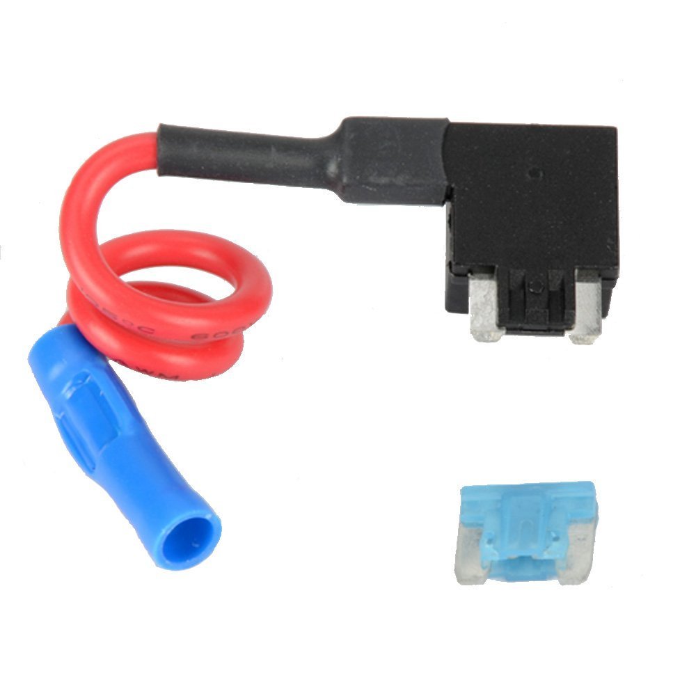Aiqeer 5 Pezzi 12V / 24V Basso-Profilo Add-a-Circuit Portafusibili