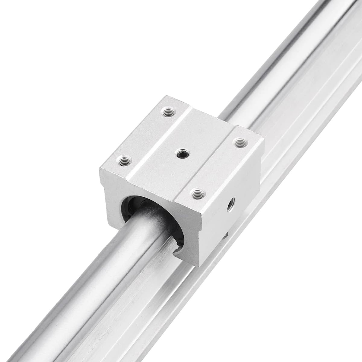 Lot de 4 roulements linéaires SBR16UU, 16 mm, en aluminium, à billes ouvertes, bloc coulissant pour rail linéaire SBR16