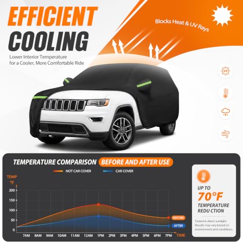 Image of Car Cover for Jeep Grand Cherokee 2011-2025 WK2 (Up to 193 inch L)