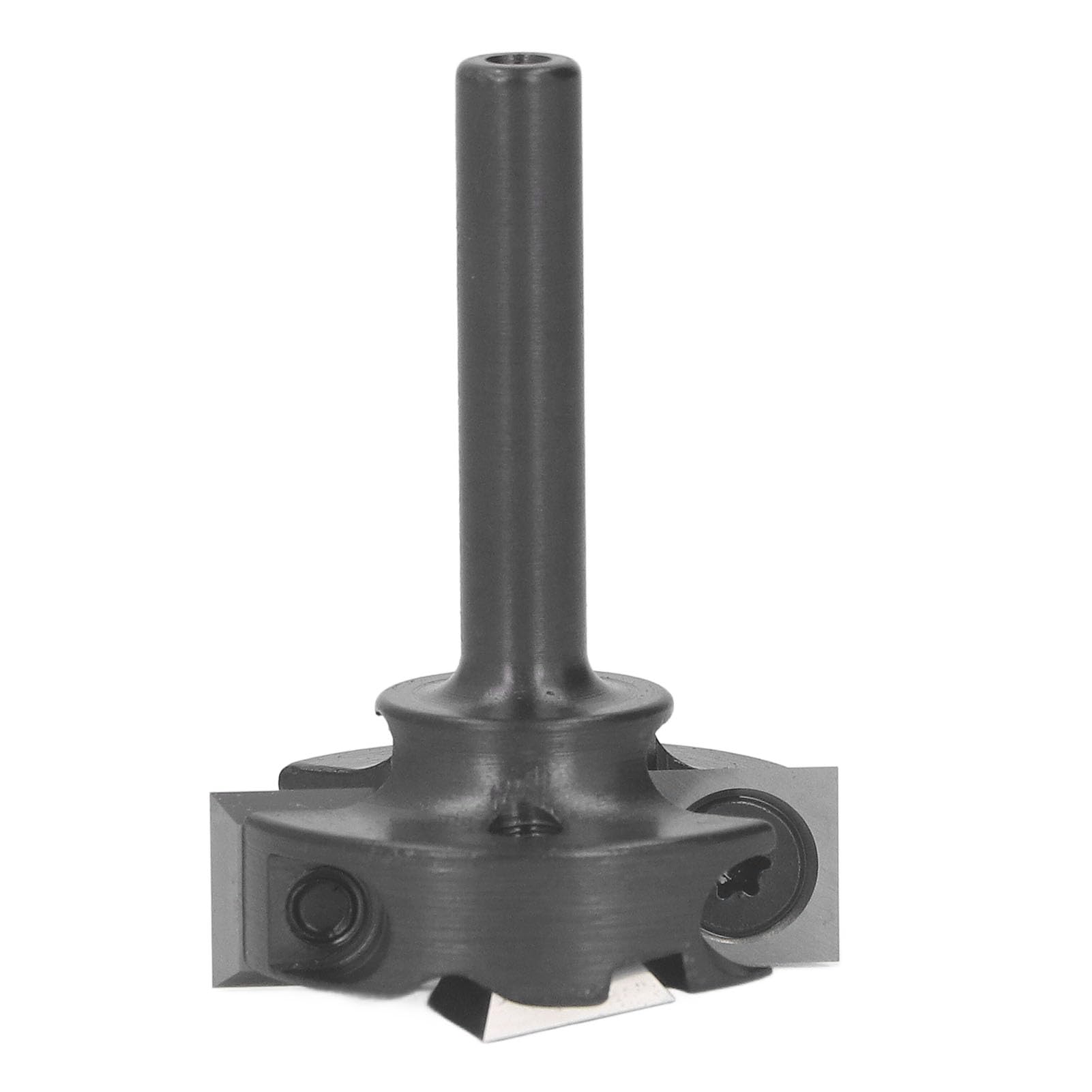Punta per bordatura con codolo da 1/4 pollice, fresa a 2 e 2 scanalature, fresa per superfici di bordatura con diametro di taglio di 1 1/4 pollici, completa di scatola di