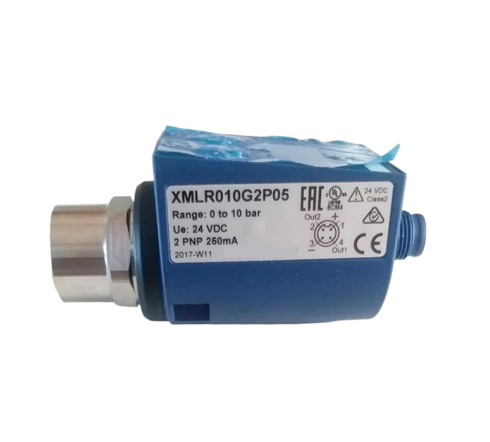 ZVQYSGIW XMLR010G2P05 24 VDC 2PNP 250mA Electronic Pressure Sensor
