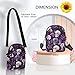 Skull Crossbody Purse for Women Casual Cell Phone Bag Waterproof Shoulder Bags Travel