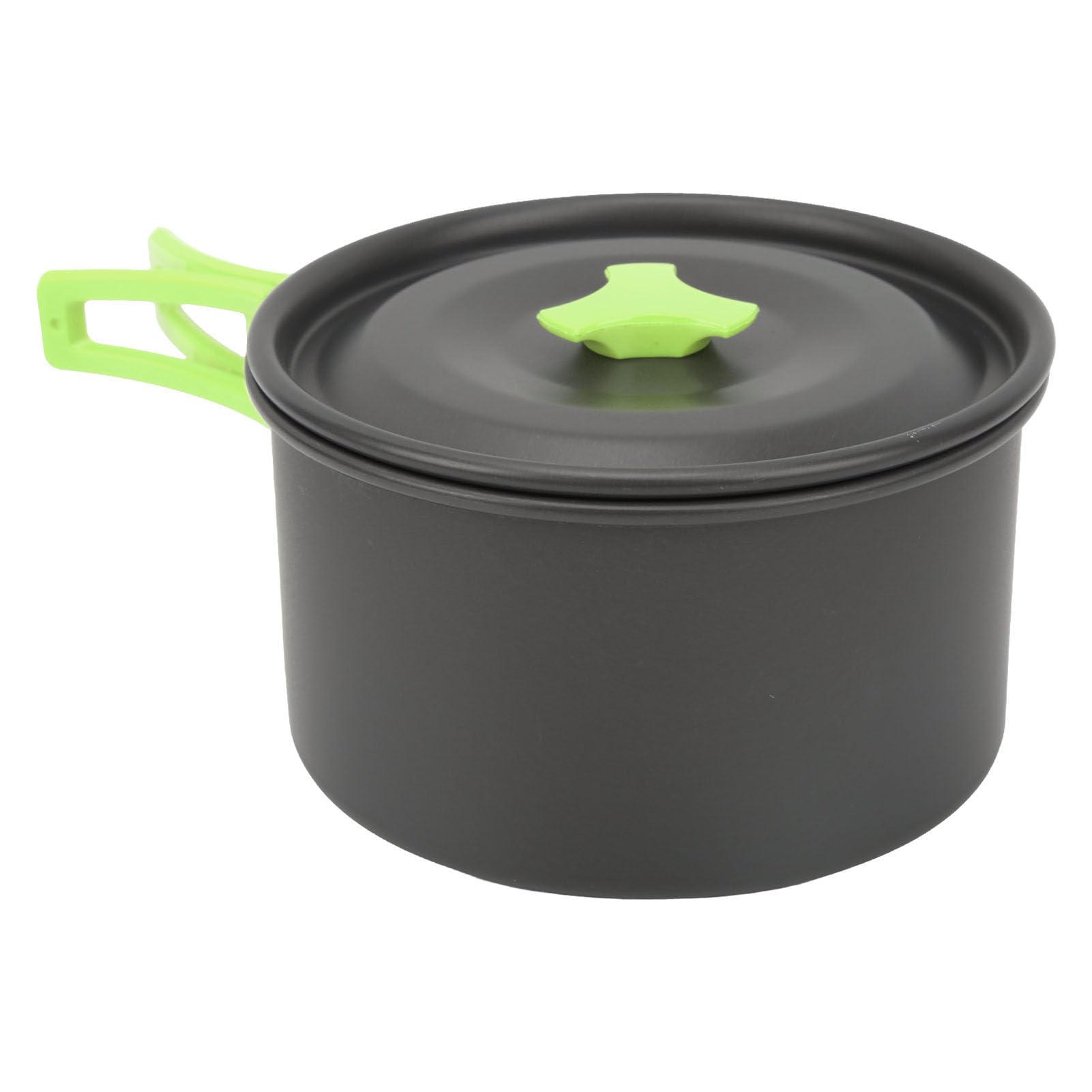 Set di Pentole da Campeggio, Set da Cucina Portatile da Campeggio per Zaino in Spalla, Teiera, Forchetta Pieghevole, Coltello, Cucchiaio (Verde) Bambole E Giocattoli Imbottiti