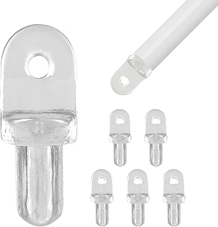 Amazing Drapery Hardware Wand Tip with Eyelet for Wood Wands, 6 Pack – Durable Plastic Replacement Wand Tips for Horizontal Blinds, Vertical Blinds, and Exterior Window Shutters