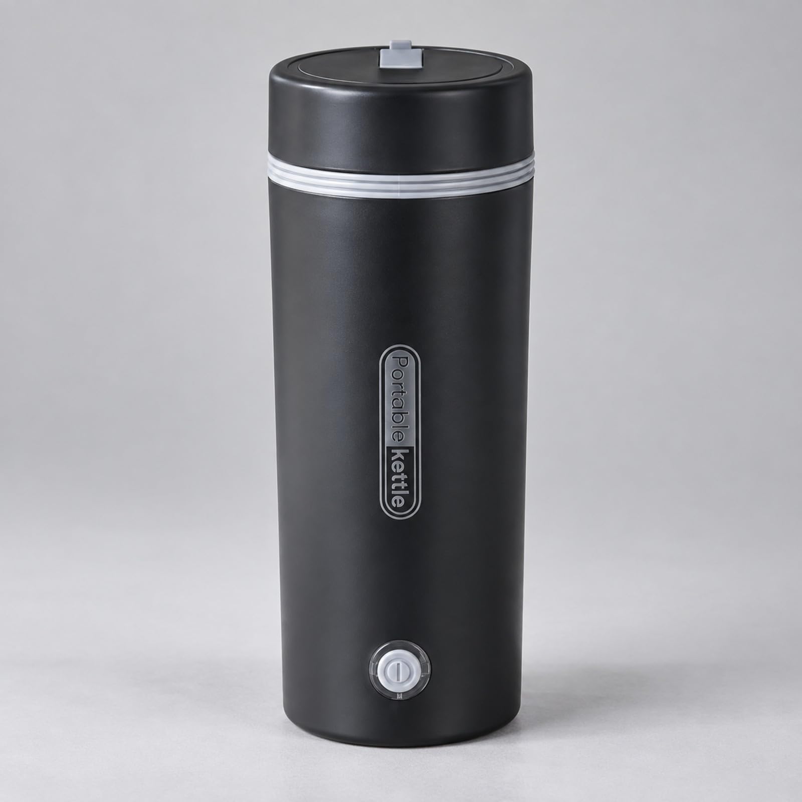 Gralara Tasse Chauffante Électrique en Acier Inoxydable 304 Portable Chauffant Électrique Cvercle à pr Déplacement, Bureau, Hôtel, Prise EU 220V