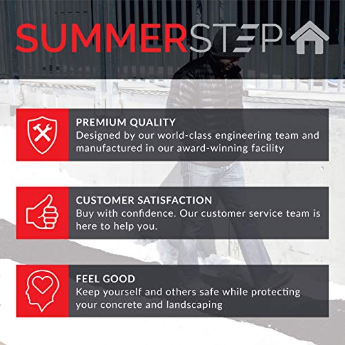 Summerstep Home WM12x120-RES Residential Snow Melting Heated Walkway Mat, Anti-Slip, Ideal for narrow walkways and snowy paths to hot tubs (Requires SMPC Power Cord), Black, Single Item