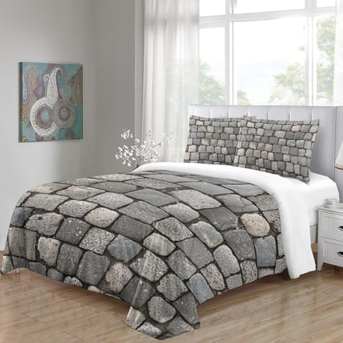 Ensemble de literie 3 pièces king microfibre douce avec taie d'oreiller