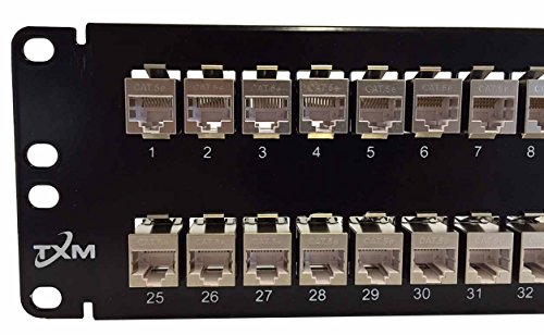 JPM806A-R2 EQUIV CAT5E 48-PORT PATCH PANEL 2RU 19