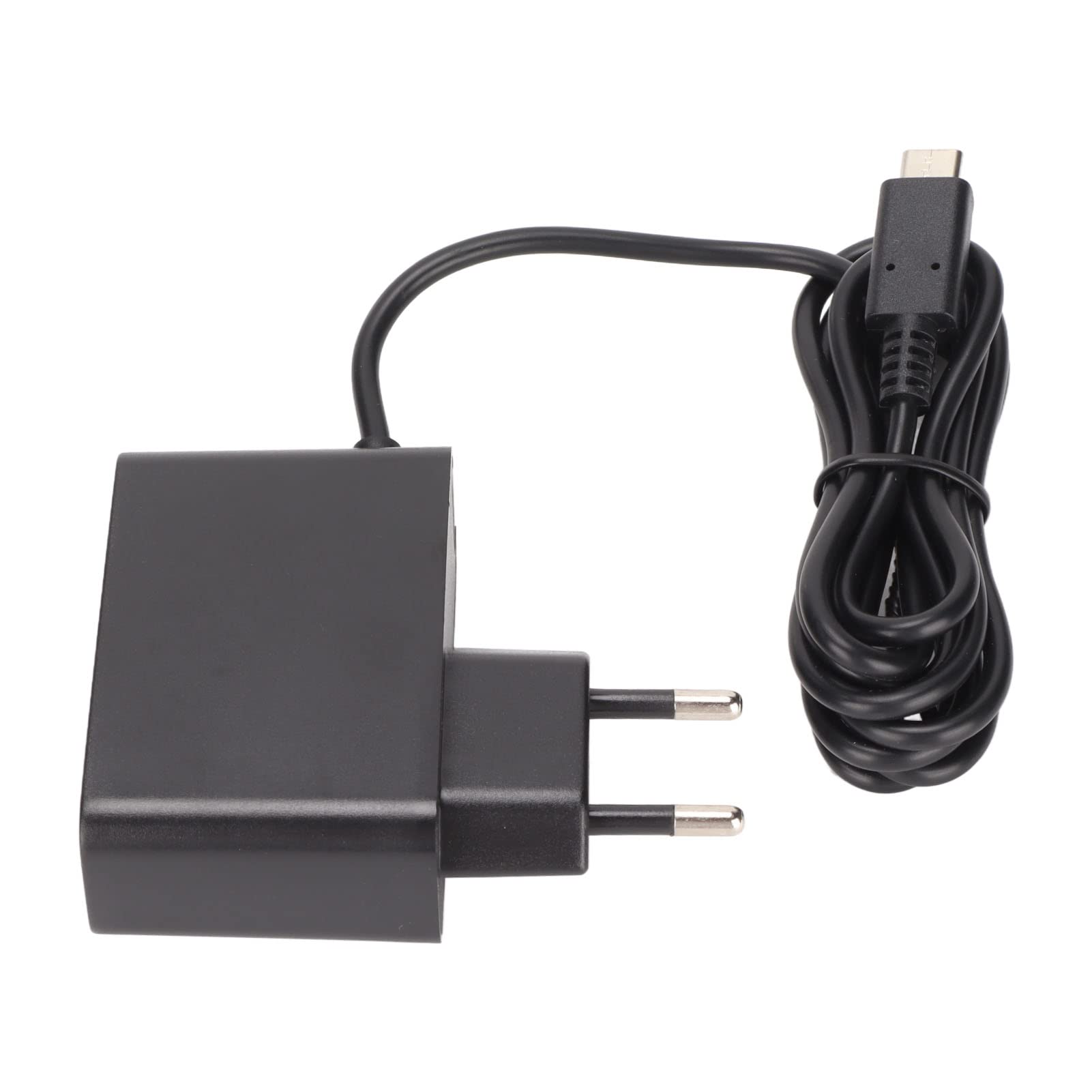 Switch-Typ-C-Wandladegerät Zum Schnellen Aufladen der Konsole – AC-Netzteil mit 5 V, 2,4 A Ausgang und Mehreren Schutzfunktionen – 4,9 Fuß Langes Kabel (EU-Stecker)