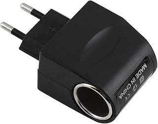 شاحن بمقبس حائط وسيارة، متوافق مع أجهزة 12 فولت وإكسسوارات شاحن السيارة وأجهزة ولاعة السيارة