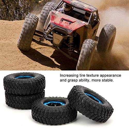 Pneu inflável de 1,9 pol. 100 mm, alta resistência a choques fácil de instalar mini pneu para carro