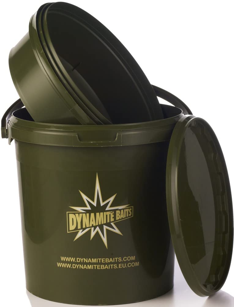 Dynamite Carp Bucket 10L (with tray), Green, One Size