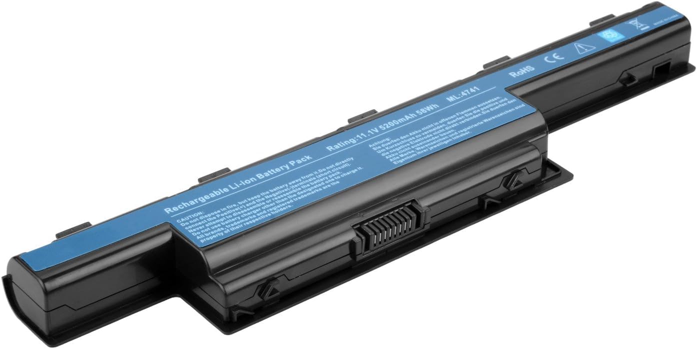 R & I Laptop Battery Compatible for Acer Aspire E1 V3 571 571G 771 771G 4741 5742 5733 5750 5742z 5755G 7551 5740 P253-M E732 AS10D31 AS10D51…