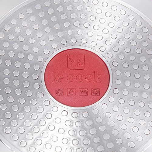 Grill Pan Revestimento Cerâmico Vermelho 28 Cm Le Cook