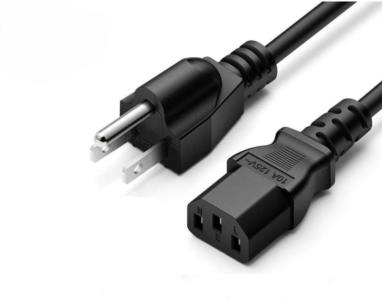 10ft 3 Prong AC Power Cord Charger Cable for NEEWER CB100C CBI00C CB 300C CB300C CB200C CB60 RGB LED Studio Light Video