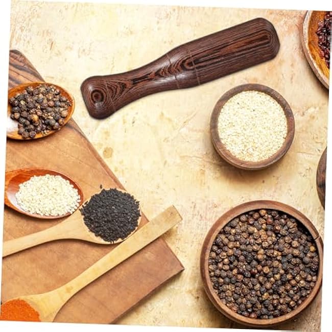 MAGICLULU 2pcs Pestle Heavy Duty Manual Masher for Grinding Spices Seasoning and Food Prep Ergonomic Design for Kitchen and Medicine Use