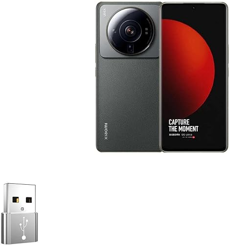 BoxWave - Adaptador compatible con Xiaomi 12S Ultra (adaptador de BoxWave) - USB-A a C PortChanger (paquete de 5), USB tipo C OTG USB-A Convierte