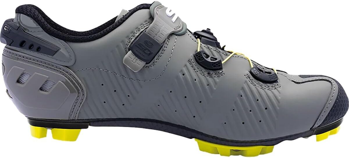 Sidi Drako Carbon SRS 2S Mountain Bike Shoes MIL-Yellow 45.5